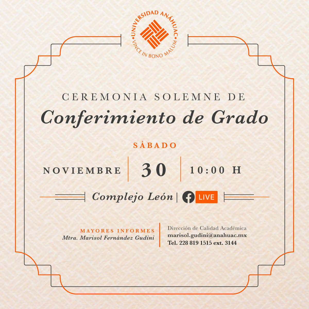 Conferimiento de Grado