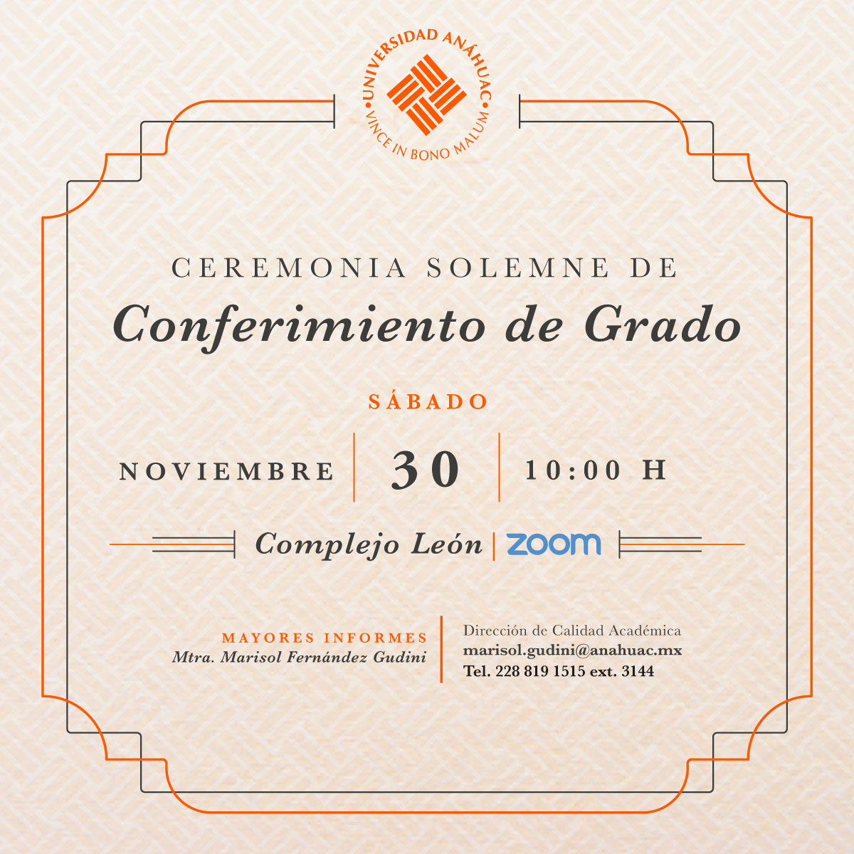 Conferimiento de Grado