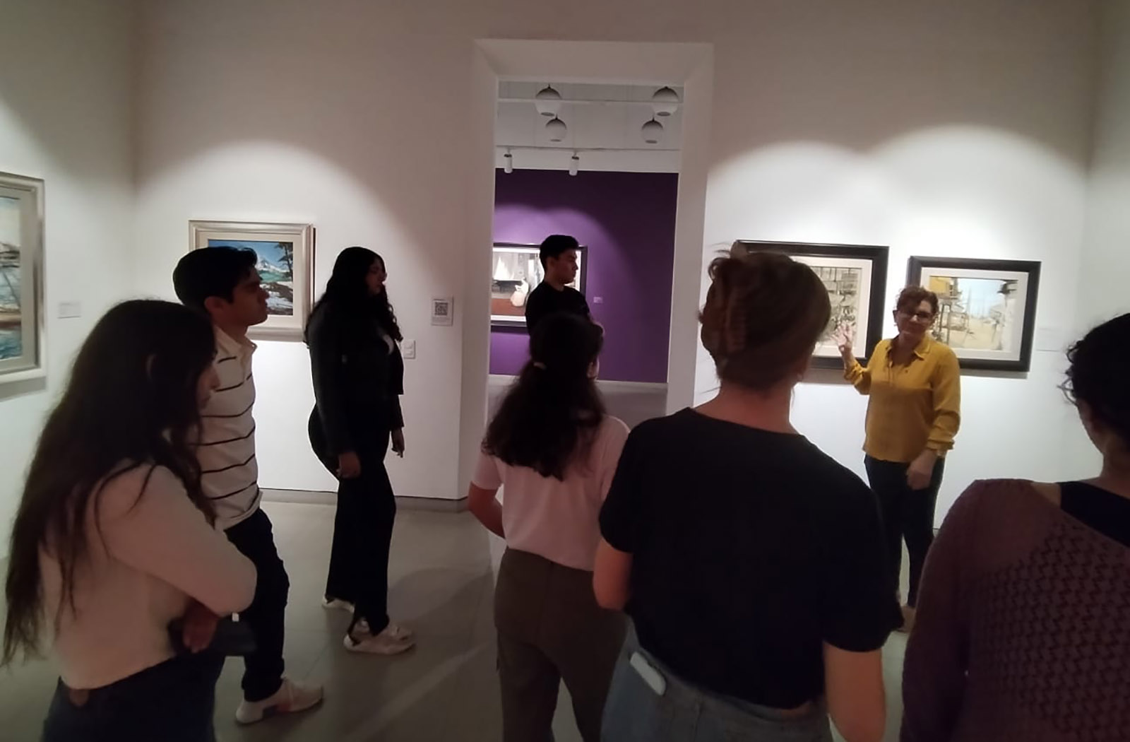 6 / 6 - Visita Académica a la Galería Alba de la Canal