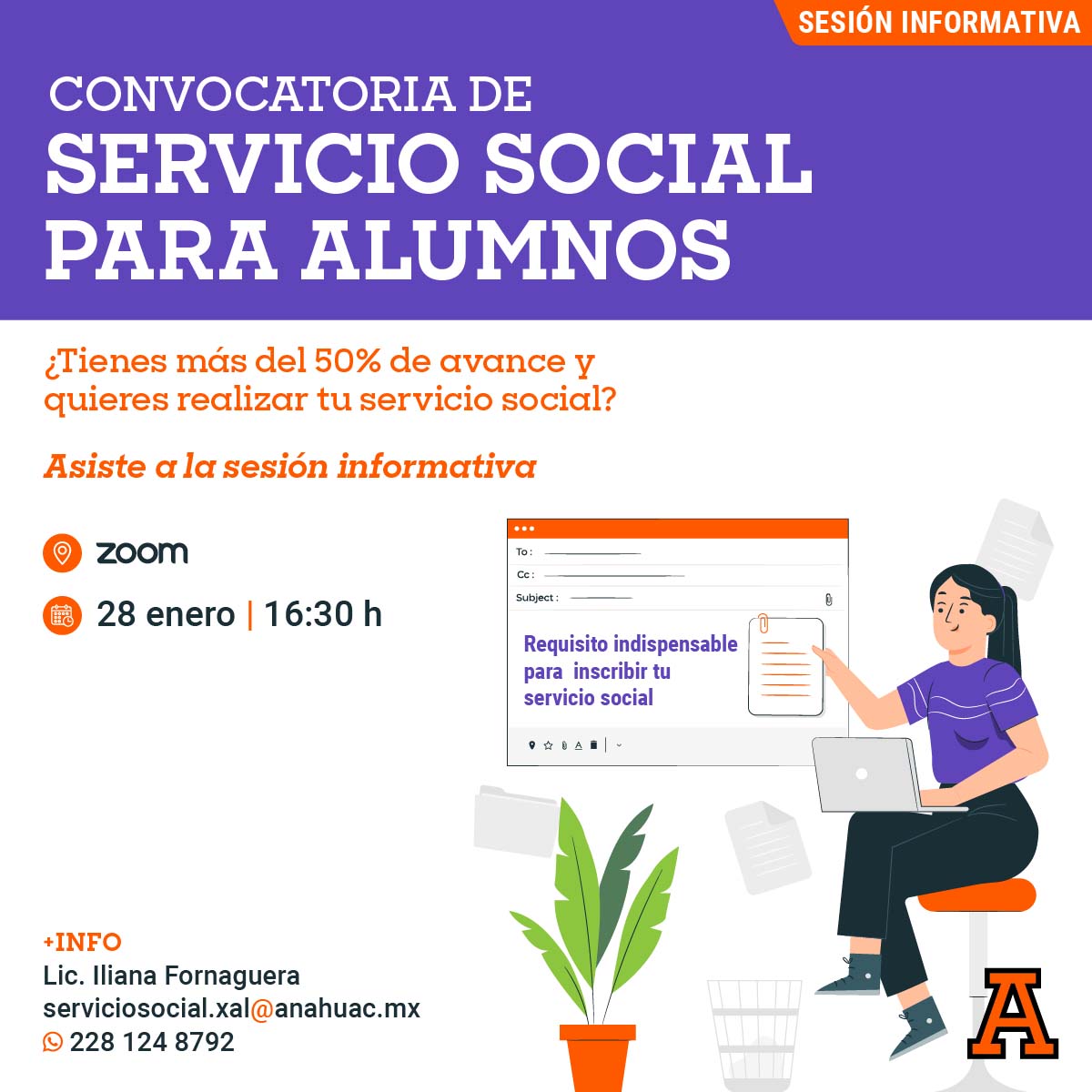 Servicio Social: Convocatoria para Alumnos