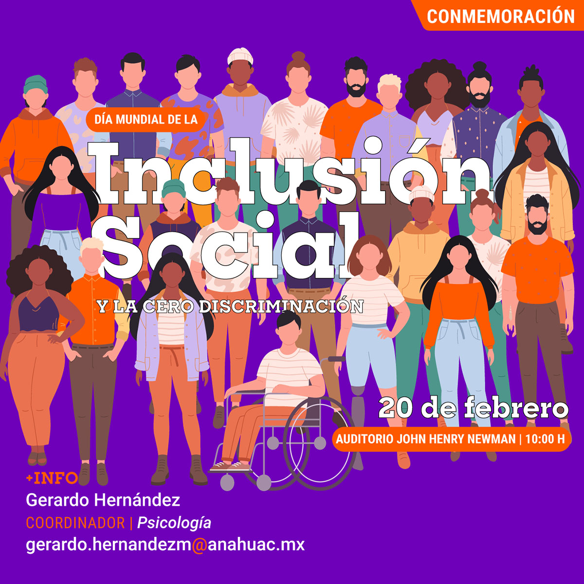 Día Mundial de la Inclusión Social y la Cero Discriminación