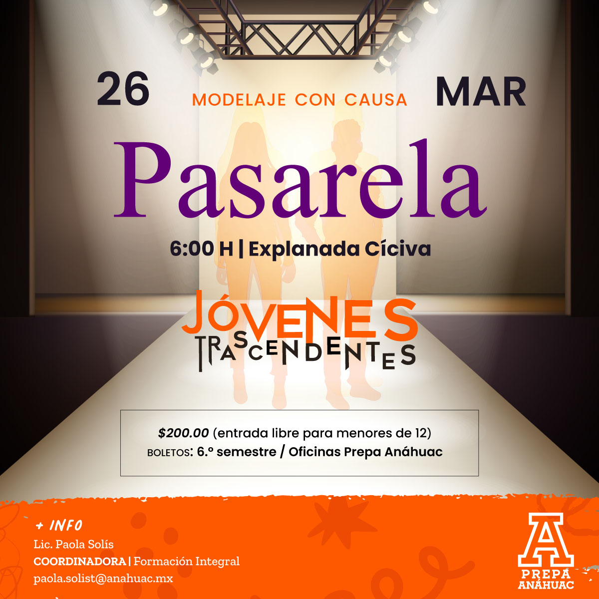 Jóvenes Trascendentes: Pasarela