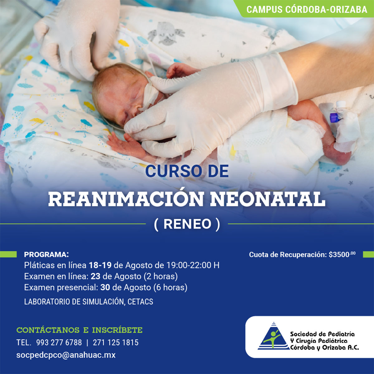 Curso de Reanimación Neonatal Curso de Reanimación Neonatal