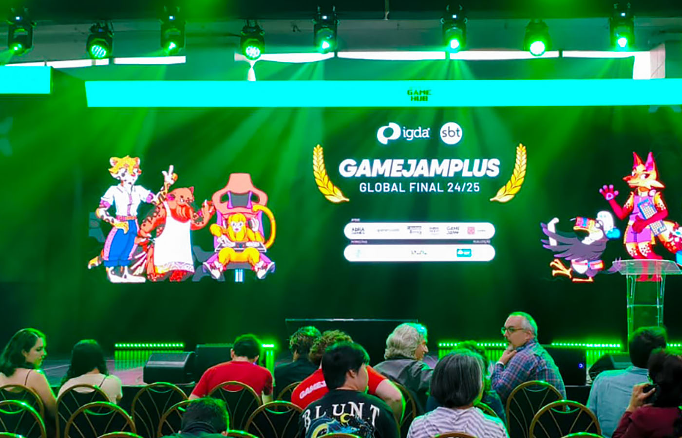 7 / 10 - Estudiantes de Animación Digital en la Final Global de la Game Jam Plus en Brasil
