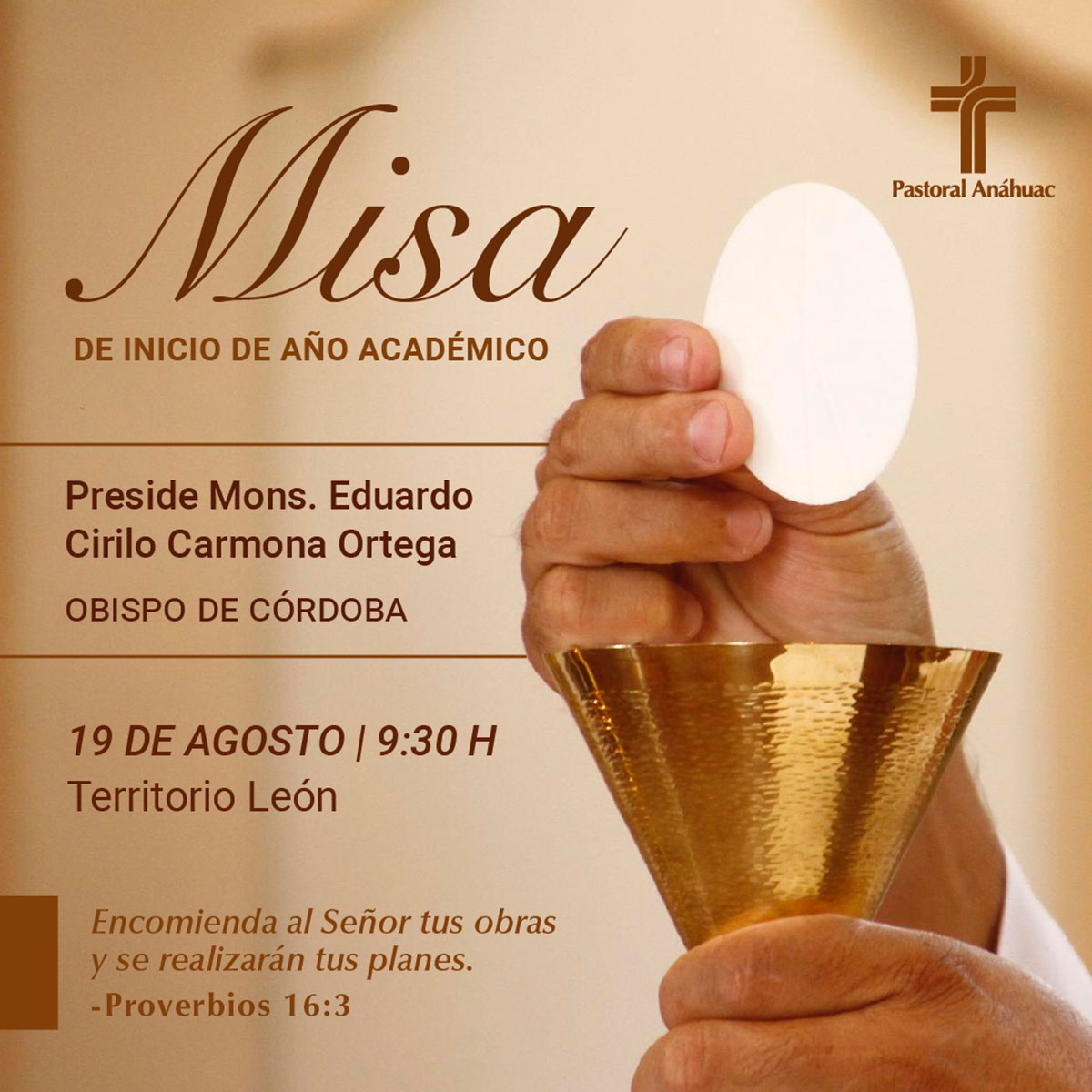 Misa de Inicio de Año Académico Misa de Inicio de Año Académico