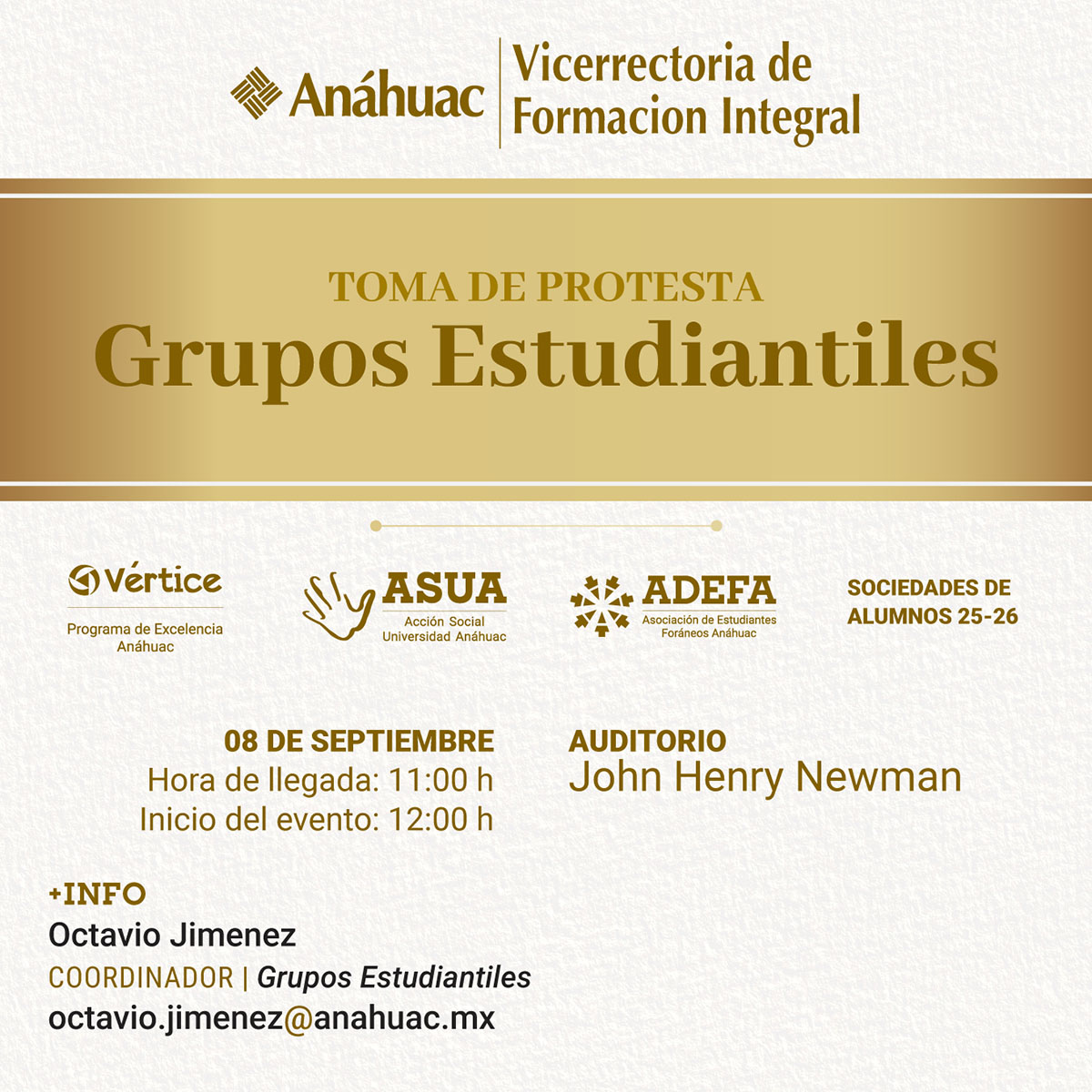 Toma de Protesta Grupos Estudiantiles Toma de Protesta Grupos Estudiantiles