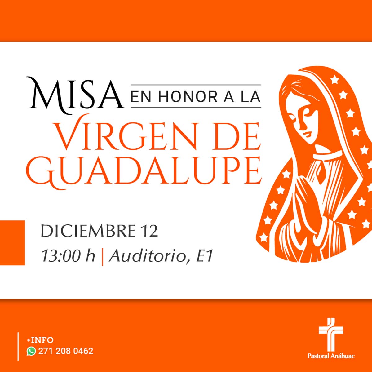 Misa en Honor a la Virgen de Guadalupe