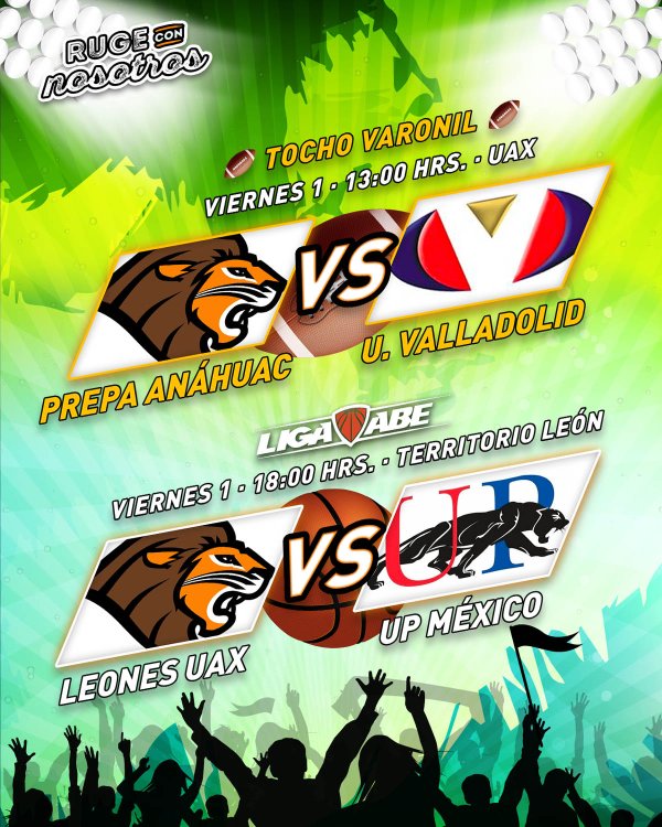 Ruge con Nosotros: Tocho Varonil y Basquetbol ABE