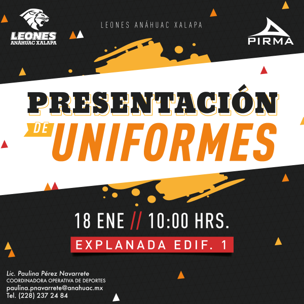 Ver en pantalla completa Presentación de Uniformes Deportivos
