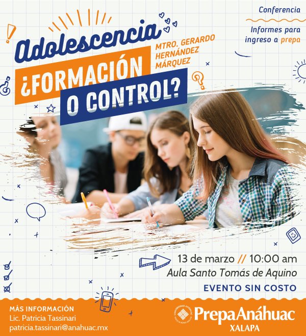 Ver en pantalla completa Adolescencia ¿Formación o Control?