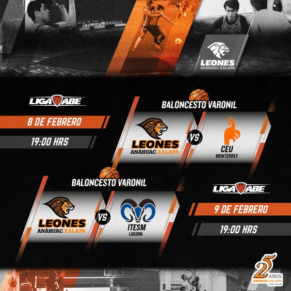 Ver en pantalla completa Ruge con Nosotros: Doble Jornada de Basquetbol ABE