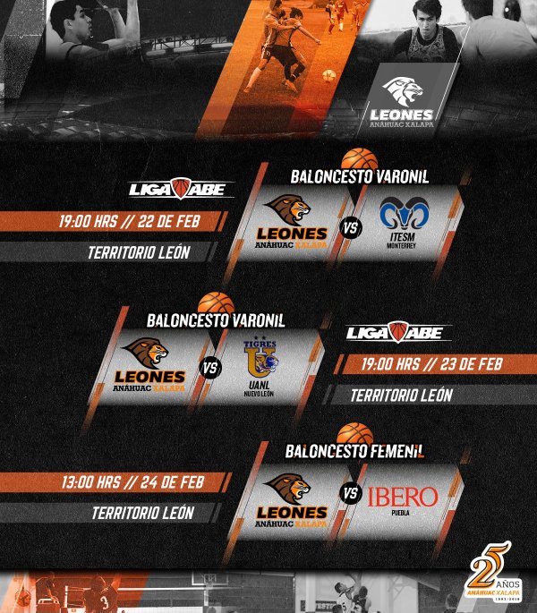 Ver en pantalla completa Ruge con Nosotros: Doble Jornada ABE y Básquetbol Femenil