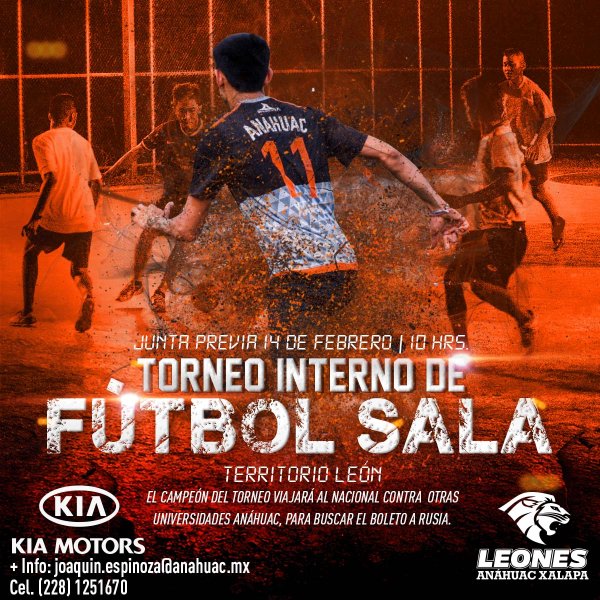 Ver en pantalla completa Torneo Interno de Fútbol Sala