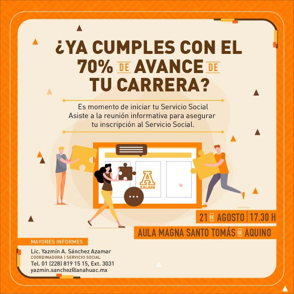 Ver en pantalla completa Reunión Informativa para Servicio Social