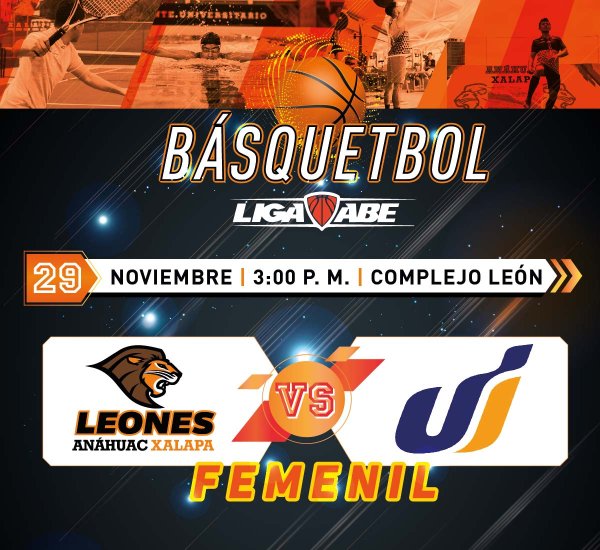 Ver en pantalla completa Básquetbol Femenil: UAX vs UI
