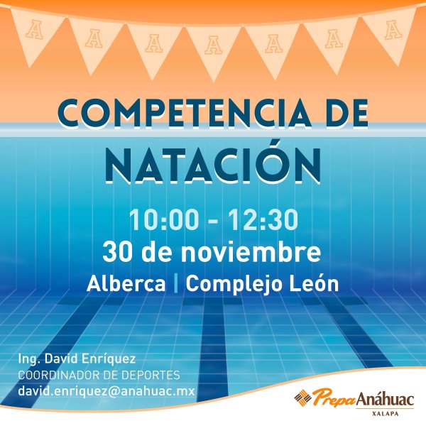 Ver en pantalla completa Competencia de Natación Prepa