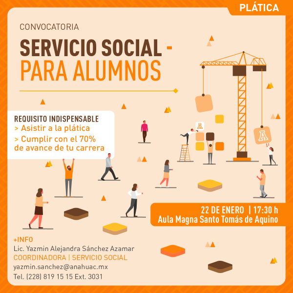 Ver en pantalla completa Reunión Informativa para Servicio Social