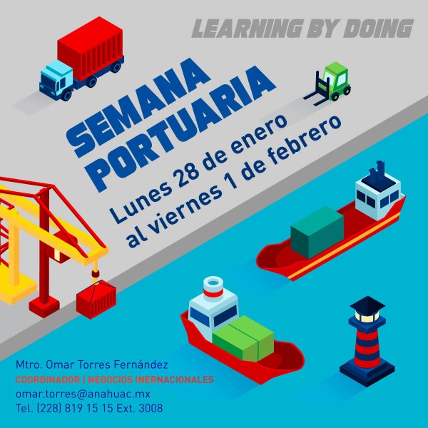 Ver en pantalla completa Semana Portuaria Learning by Doing
