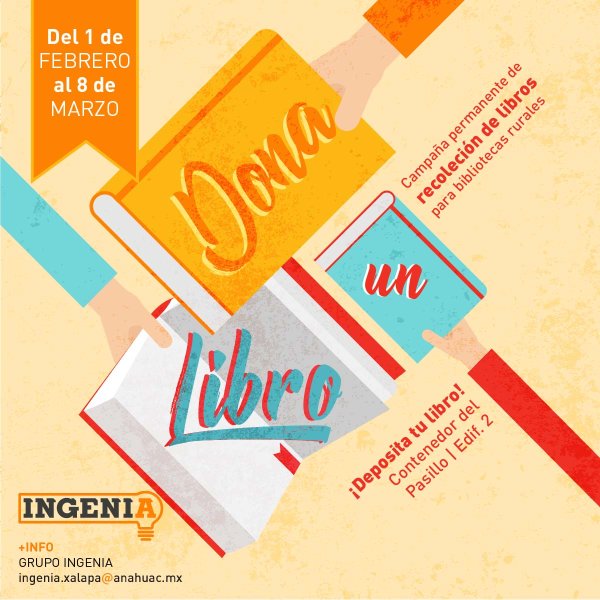 Ver en pantalla completa Campaña Dona un Libro