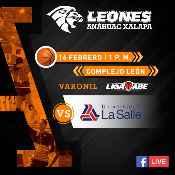 Ver en pantalla completa Básquetbol Varonil ABE: UAX vs ULSA