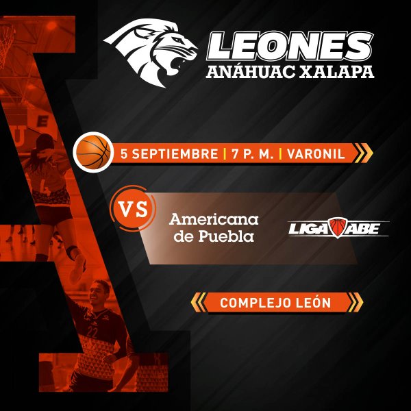 Ver en pantalla completa Básquetbol Varonil ABE: Anáhuac Xalapa vs Americana de Puebla
