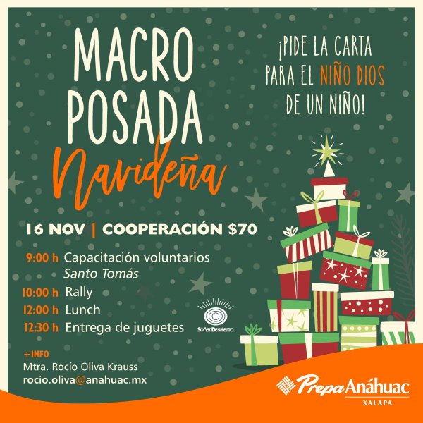 Ver en pantalla completa Macro Posada Navideña