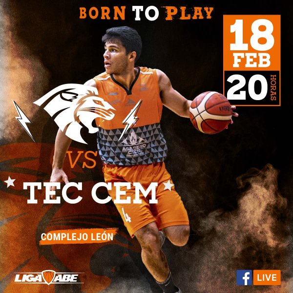 Ver en pantalla completa Básquetbol Varonil ABE: Leones vs TEC CEM