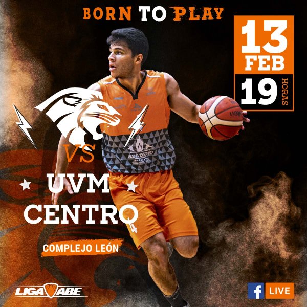 Ver en pantalla completa Básquetbol Varonil ABE: Leones vs UVM Centro
