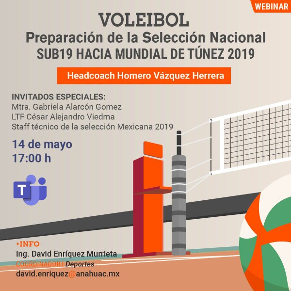 Ver en pantalla completa Voleibol: Preparación de la Selección Nacional SUB19 Hacia el Mundial de Túnez 2019