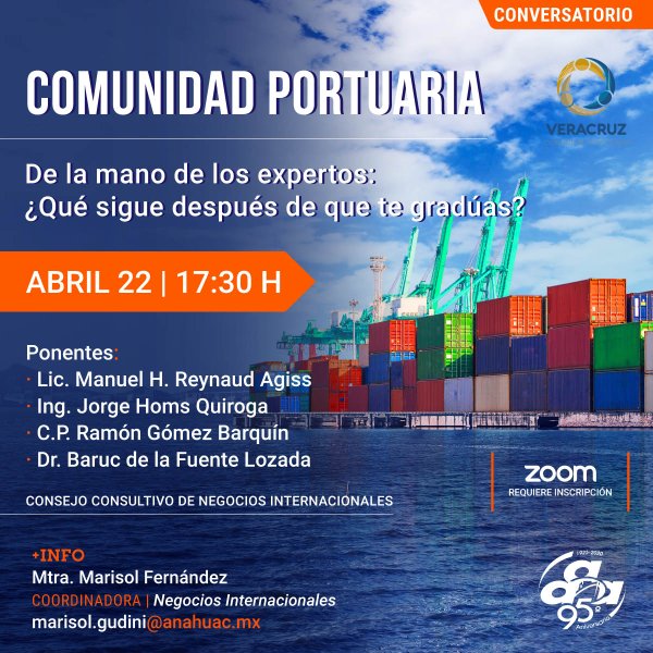 Ver en pantalla completa Comunidad Portuaria ¿Qué sigue Después de que te Gradúas?