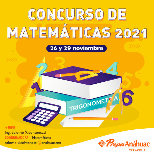 Ver en pantalla completa Concurso de Matemáticas 2021 Prepa Anáhuac