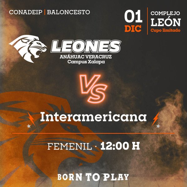 Ver en pantalla completa Baloncesto Femenil: Leonas vs Interamericana
