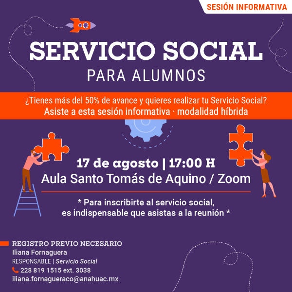 Convocatoria de Servicio Social para Alumnos