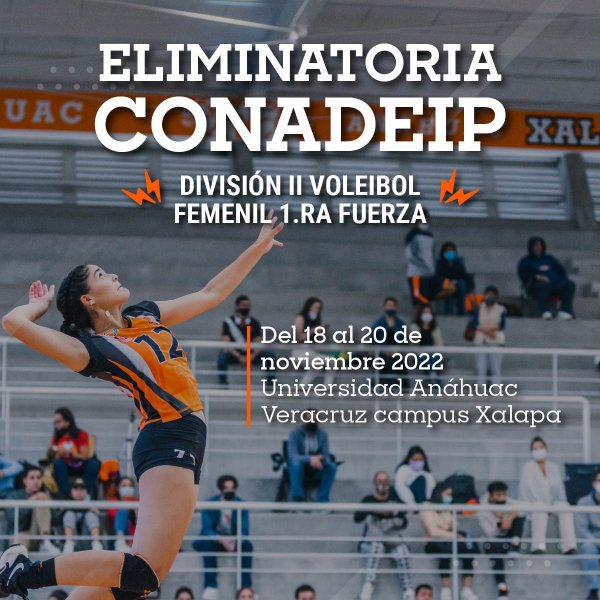Ver en pantalla completa Eliminatoria CONADEIP División II de Voleibol Femenil Primera Fuerza