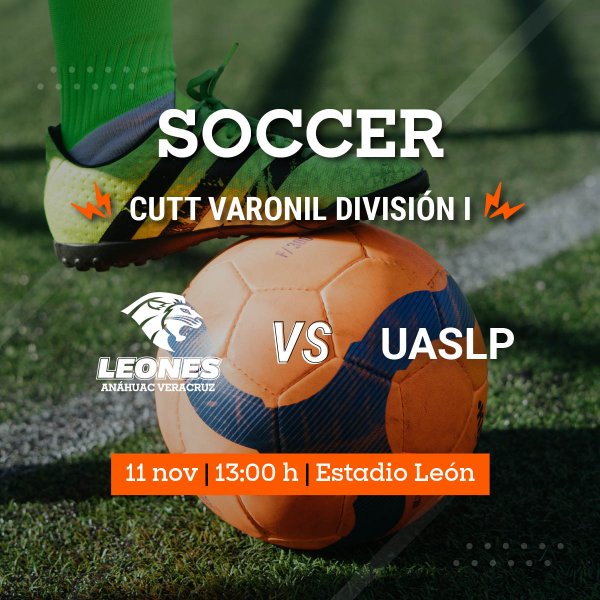 Ver en pantalla completa CUTT Fútbol Soccer Varonil: Leones vs UASLP