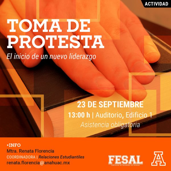 Toma de Protesta: El Inicio de un Nuevo Liderazgo